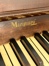 Load image into Gallery viewer, 1961 Eavestaff by Hardman Peck “Minipiano” 66-Key Compact Upright Piano