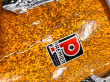 Load image into Gallery viewer, Late 1950’s/Early 1960’s Premier 3pc Drums in Sparkling Gold