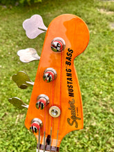 Load image into Gallery viewer, 2021 Squier Classic Vibe 60’s Mustang Short-Scale Bass in Surf Green