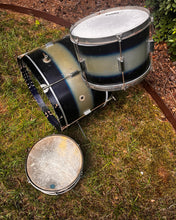 Load image into Gallery viewer, 1950’s Kent Drums 3pc Kit in Black/Gold Duco