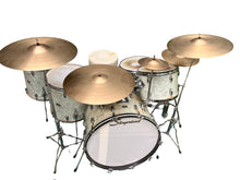 Load image into Gallery viewer, Late 1960's/Early 1970's Slingerland Buddy Rich 80N Outfit in White Marine Pearl