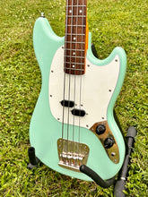 Load image into Gallery viewer, 2021 Squier Classic Vibe 60’s Mustang Short-Scale Bass in Surf Green