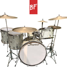 Load image into Gallery viewer, Late 1960's/Early 1970's Slingerland Buddy Rich 80N Outfit in White Marine Pearl