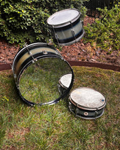 Load image into Gallery viewer, 1950’s Kent Drums 3pc Kit in Black/Gold Duco