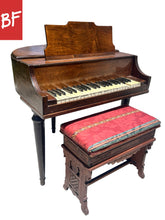 Load image into Gallery viewer, Vintage Wurlitzer 44-Key Miniature Student Baby Grand Piano