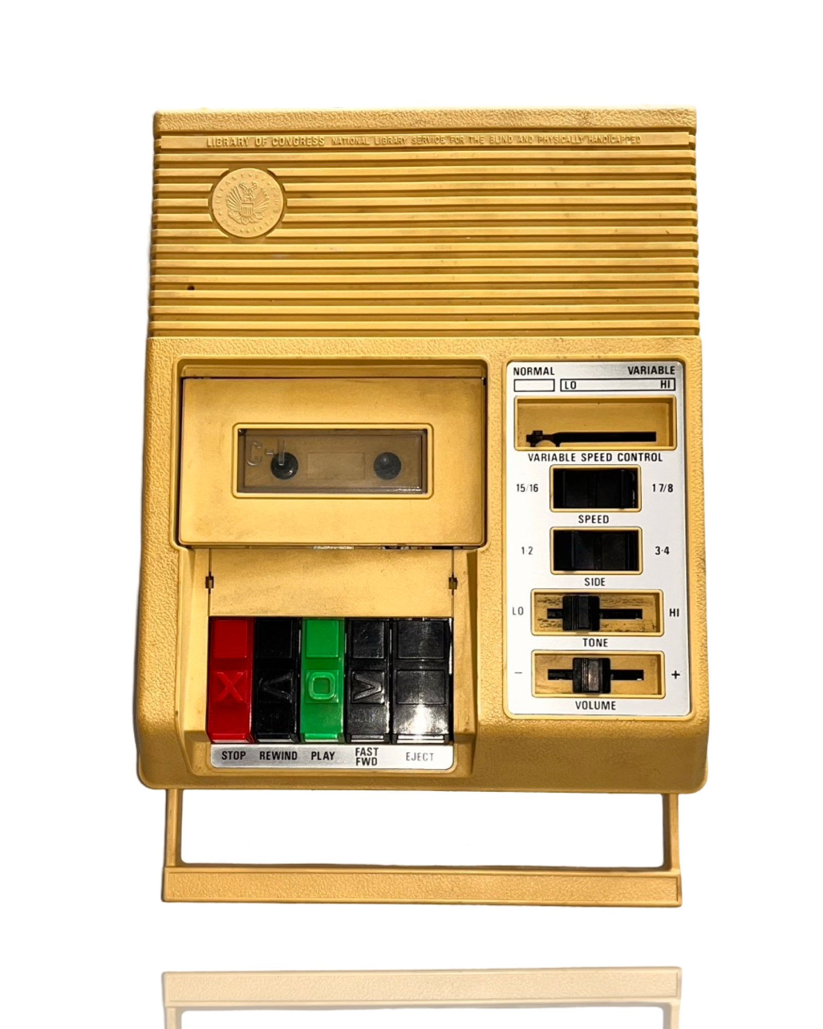 ポータブルプレーヤー Library Of Congress C1 Cassette Player Library of Congress C-1 Cassette Player – Byrd Finds