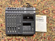 Load image into Gallery viewer, 1990’s Tascam 424 MkII 4-Track Portastudio Cassette Recorder
