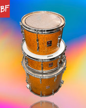 Load image into Gallery viewer, Late 1950’s/Early 1960’s Premier 3pc Drums in Sparkling Gold