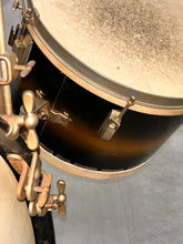 Load image into Gallery viewer, 1940 Leedy No. 5385 "The Improved Swingster" Outfit in Bi-Color Black and Gold Lacquer