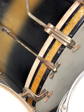 Load image into Gallery viewer, 1940 Leedy No. 5385 "The Improved Swingster" Outfit in Bi-Color Black and Gold Lacquer