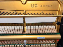 Load image into Gallery viewer, 1985 Yamaha U3 52” Upright Piano in Polished Ebony