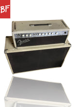 Load image into Gallery viewer, 1961-1962 Fender Bandmaster 40W Amp w/ 2x12 Cabinet in Blonde/Oxblood