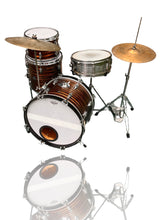Load image into Gallery viewer, 1960’s MIJ Zim-Gar 4pc Drum Kit in Tiger’s Eye