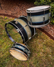Load image into Gallery viewer, 1950’s Kent Drums 3pc Kit in Black/Gold Duco