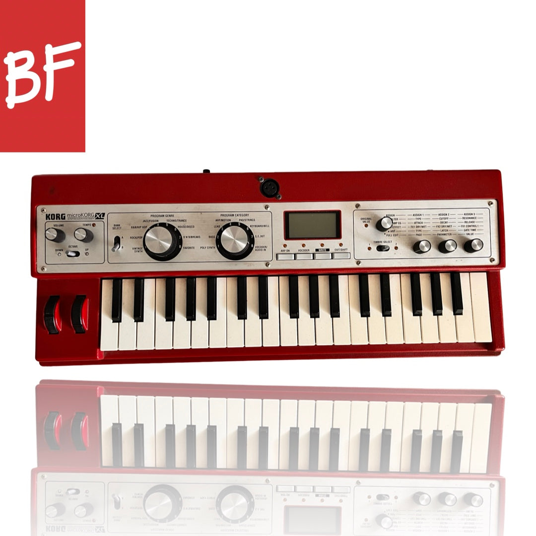 Korg MicroKorg XL Analog Synth/Vocoder in Red – Byrd Finds