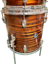 Load image into Gallery viewer, 1960’s MIJ Zim-Gar 4pc Drum Kit in Tiger’s Eye