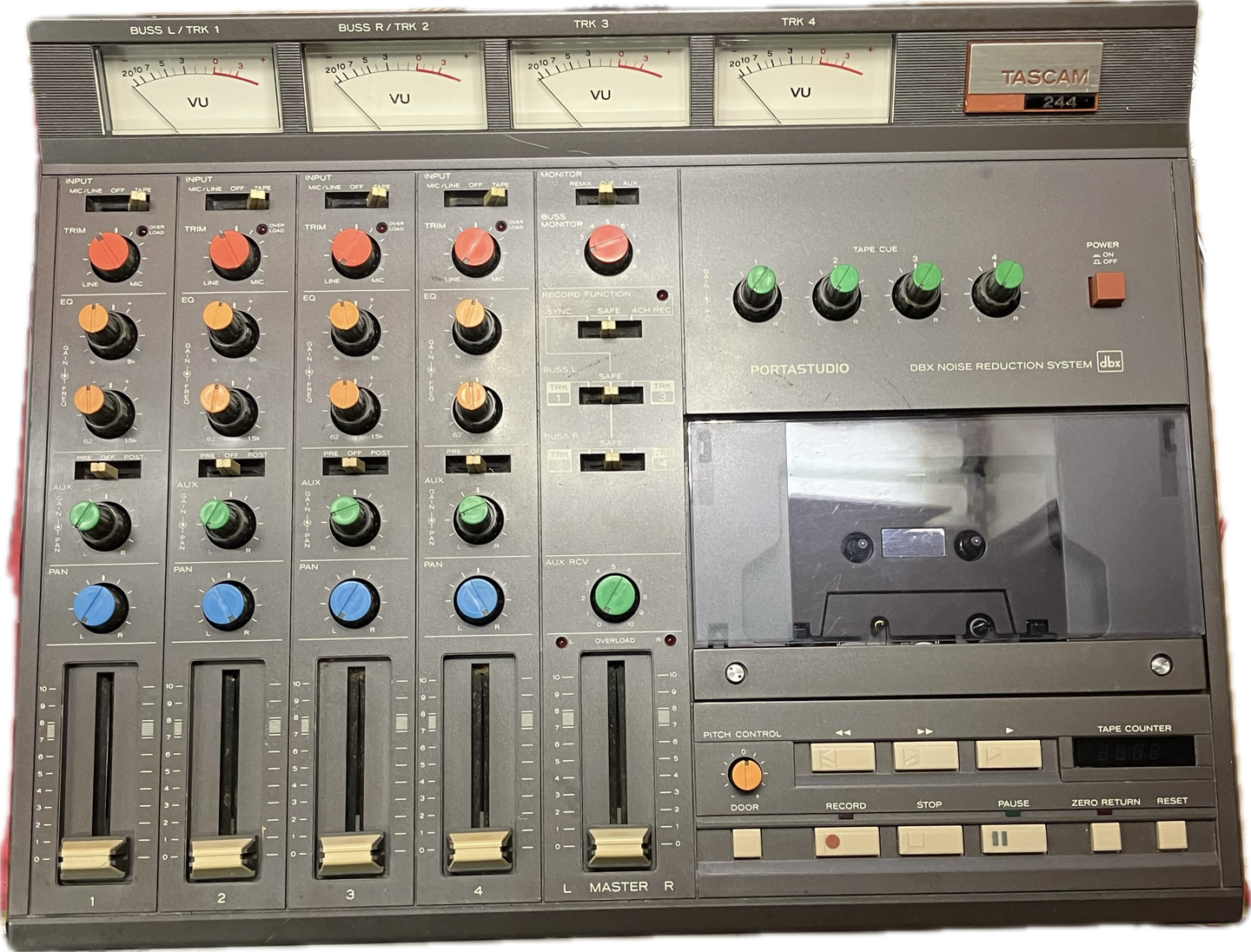 1980’s Tascam 244 4-Track Cassette Recorder