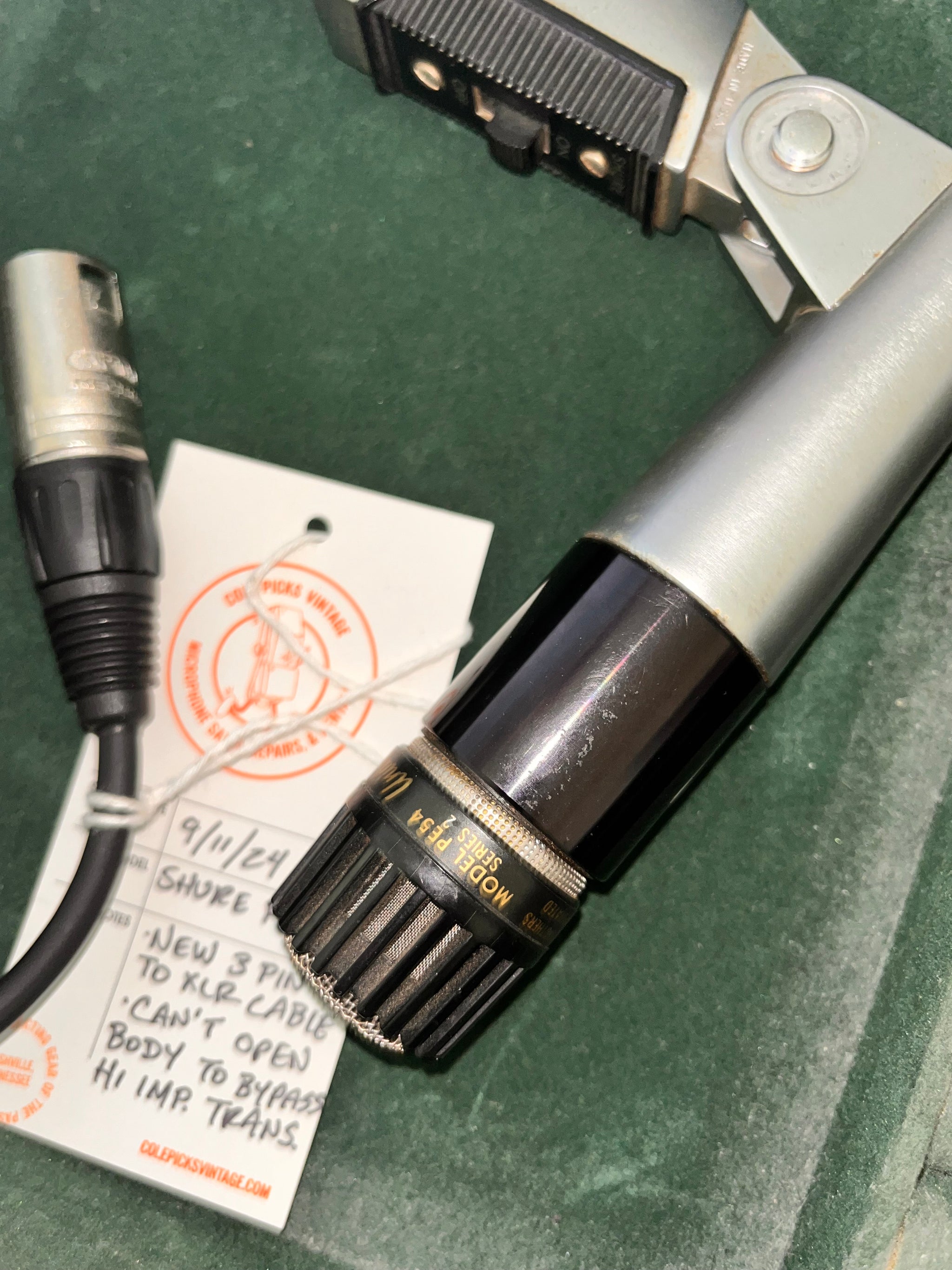 1960's Shure Unidyne III Series 2 PE54 Cardioid Dynamic Mic – Byrd