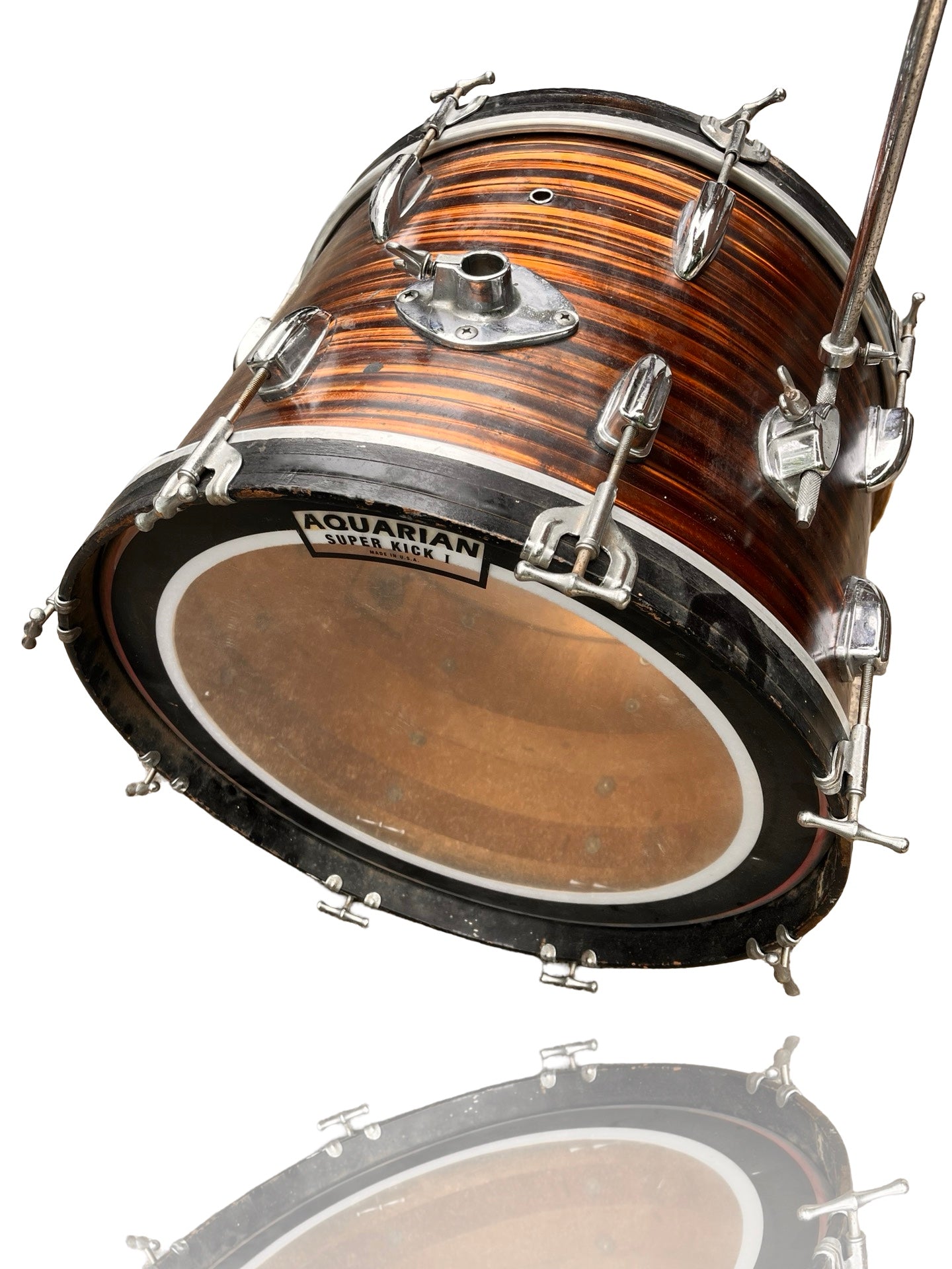 1960's MIJ Zim-Gar 4pc Drum Kit in Tiger's Eye – Byrd Finds