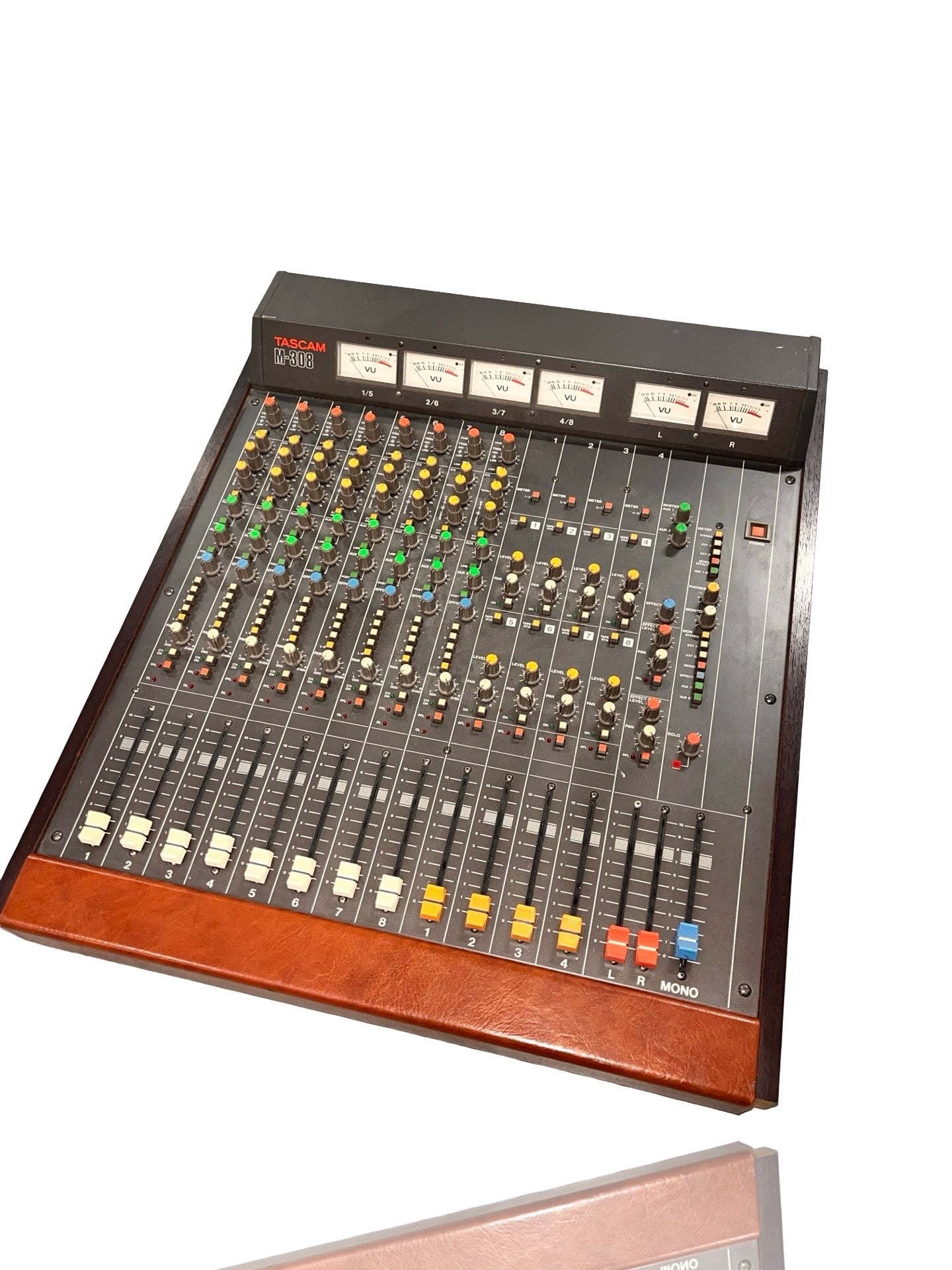 TASCAM M-308 ミキサー 1980's Tascam M-308 8-Channel Analog Mixer and 38 1/2” 8
