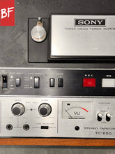 Load image into Gallery viewer, 1970’s Sony TC-650 2-Track 1/4” Tape Machine
