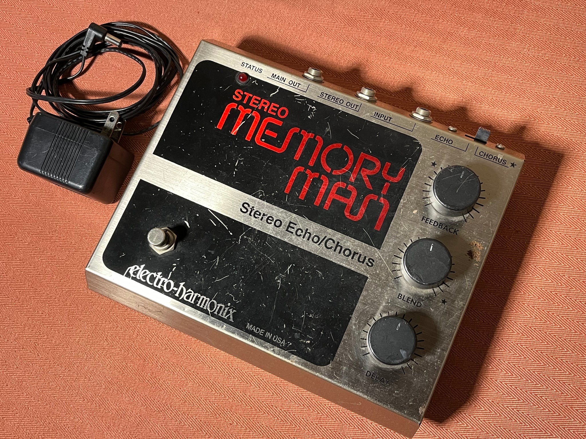 Vintage Electro-Harmonix Stereo Memory Man Echo/Chorus Pedal