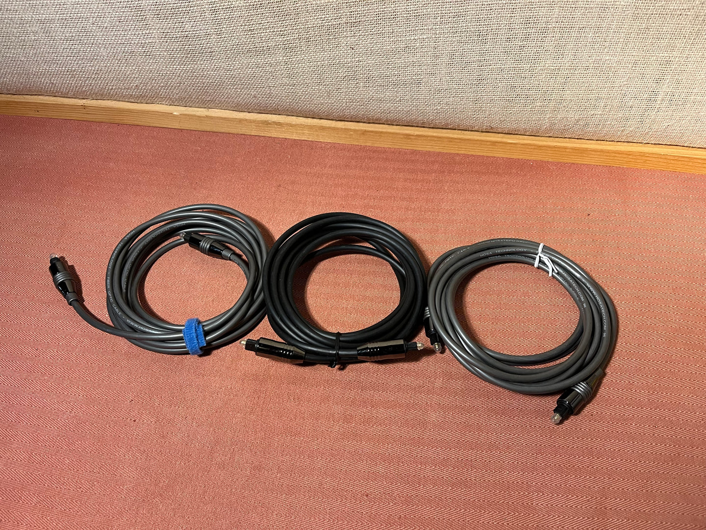 Hosa ADAT Optical Cable Bundle (3)