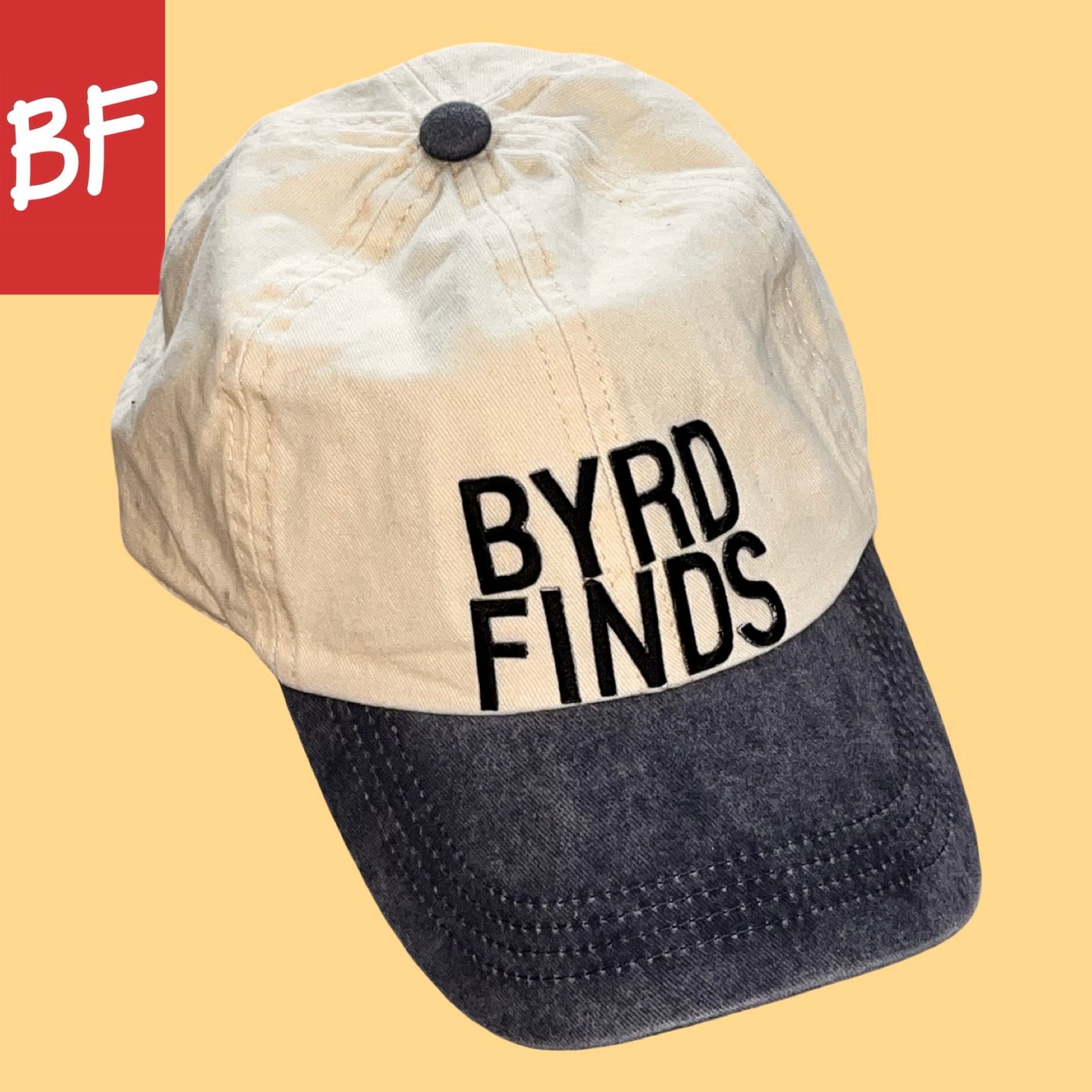 Byrd Finds “H1 Hat” in Cream/Navy