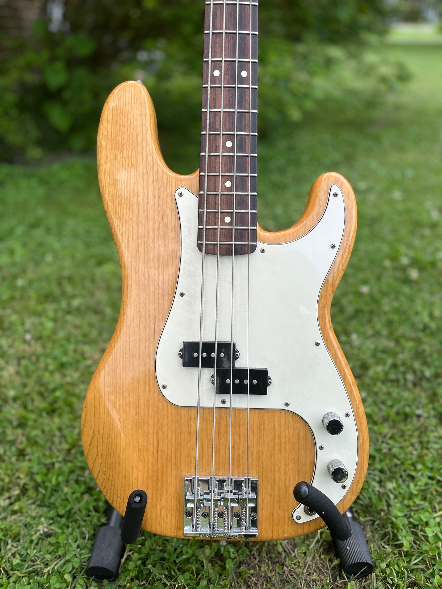 2002 Fender MIM Precision Bass in Natural