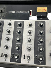 Load image into Gallery viewer, 1970's Sunn Concert Controller 2 8-Channel Analog Mixer
