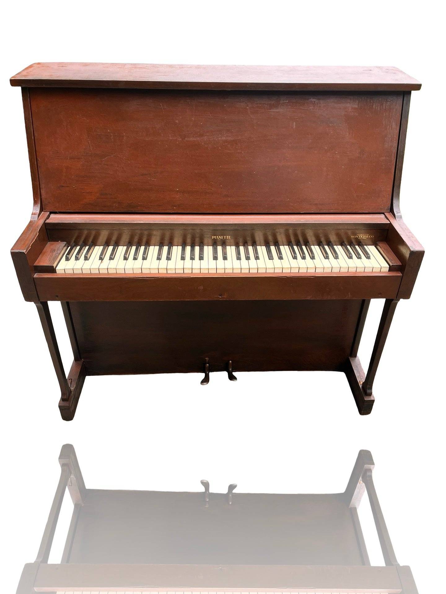 1933 Winter Pianette 68-Key Upright Piano – Byrd Finds