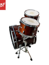 Load image into Gallery viewer, C&amp;C Drums Maple 3pc Kit in Walnut w/ SKB Hardshell Cases
