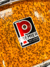 Load image into Gallery viewer, Late 1950’s/Early 1960’s Premier 3pc Drums in Sparkling Gold

