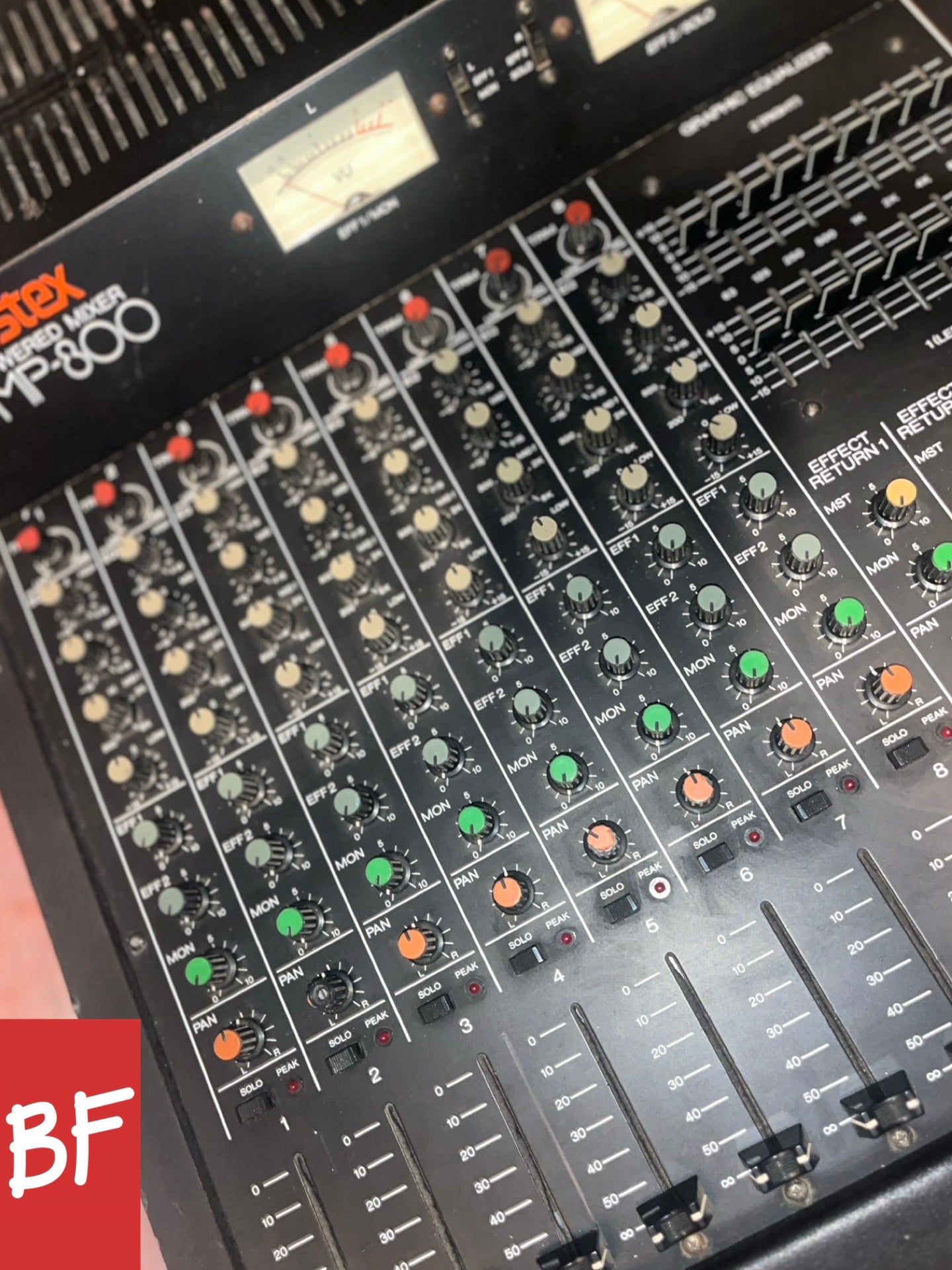 1980's Fostex MP-800 8-Channel Analog Powered Mixer – Byrd Finds
