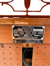 Load image into Gallery viewer, 1950&#39;s Wurlitzer 4410 Spinette Tube Reed Organ
