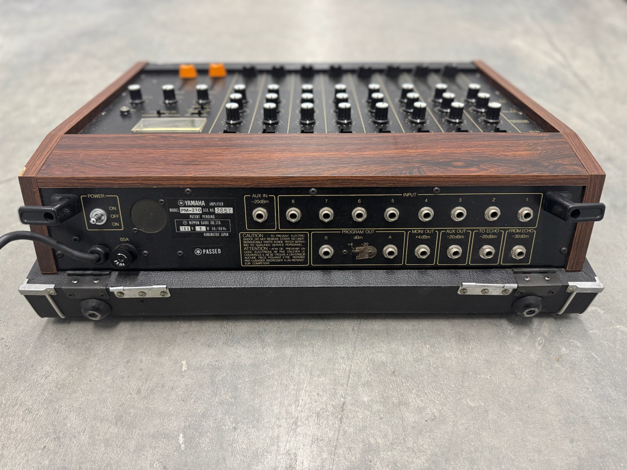 YAMAHA ビンテージアナログミキサー PM-210 スプリングリバーブ YAMAHA ビンテージアナログミキサー PM-210 スプリングリバーブ