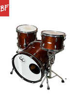 Load image into Gallery viewer, C&amp;C Drums Maple 3pc Kit in Walnut w/ SKB Hardshell Cases
