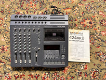 Load image into Gallery viewer, 1990’s Tascam 424 MkII 4-Track Portastudio Cassette Recorder
