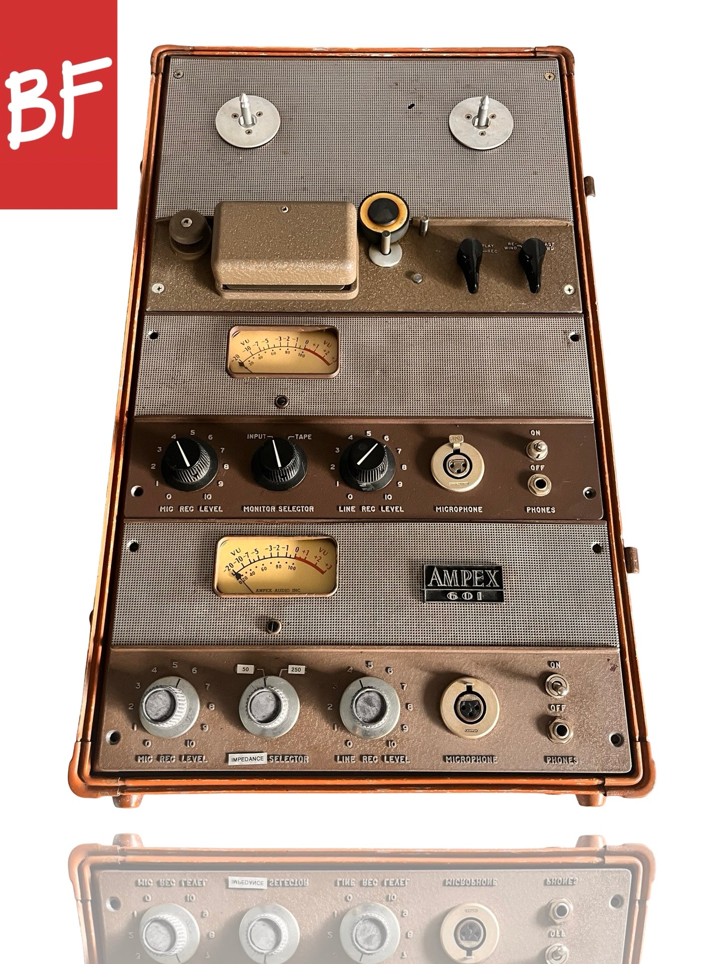 1950’s Ampex 600/601 Tube Mic Preamps (Modified)