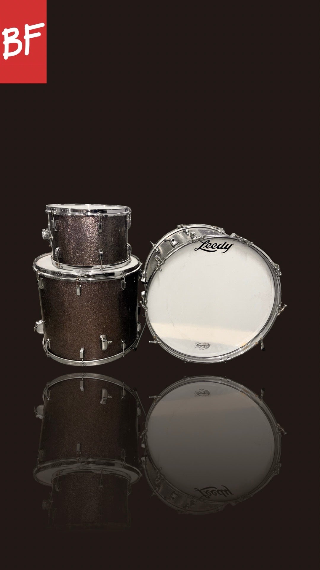 1950’s/1960’s Leedy 3pc Kit in Starlight Sparkle