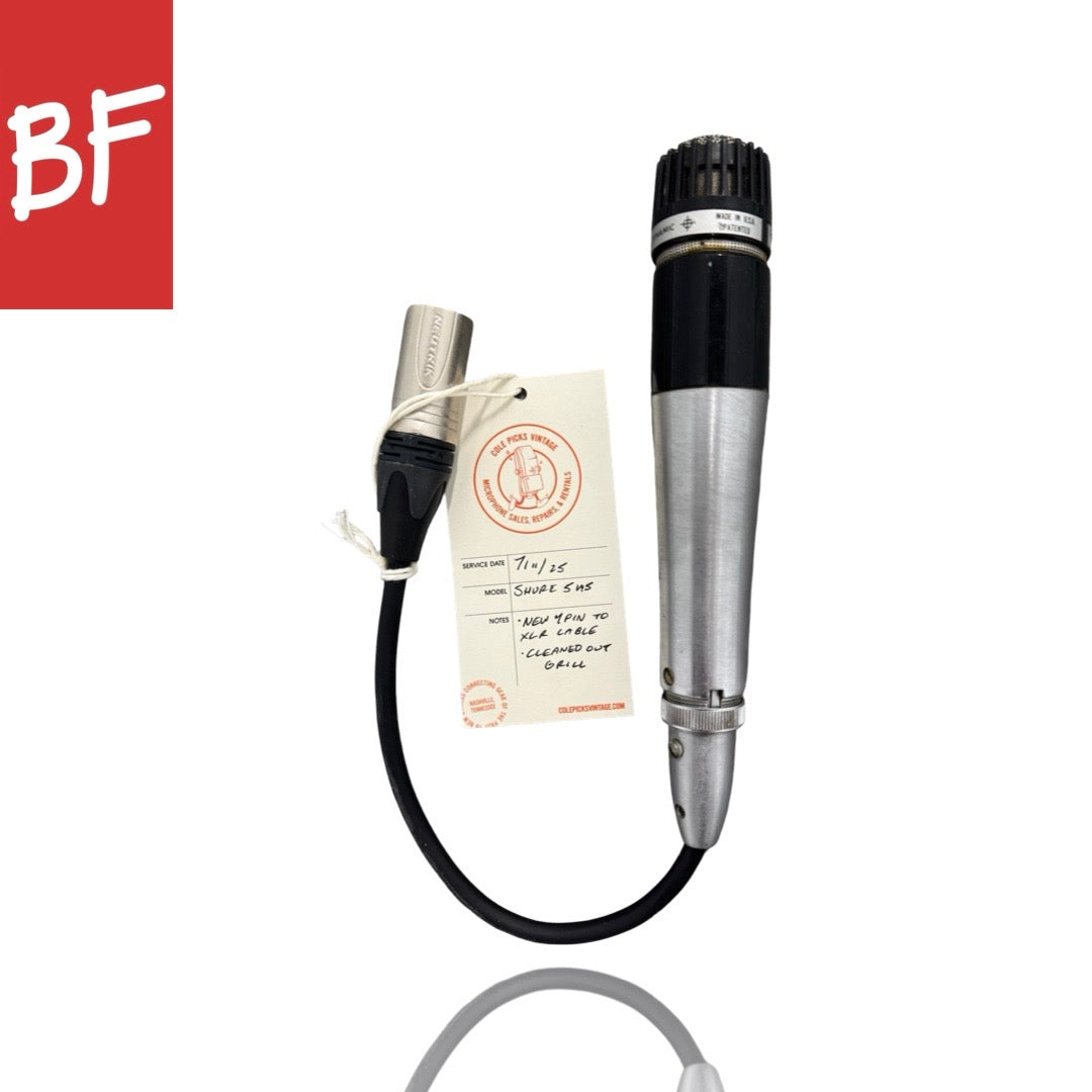 1960’s Shure Unidyne III 545 Cardioid Dynamic Mic