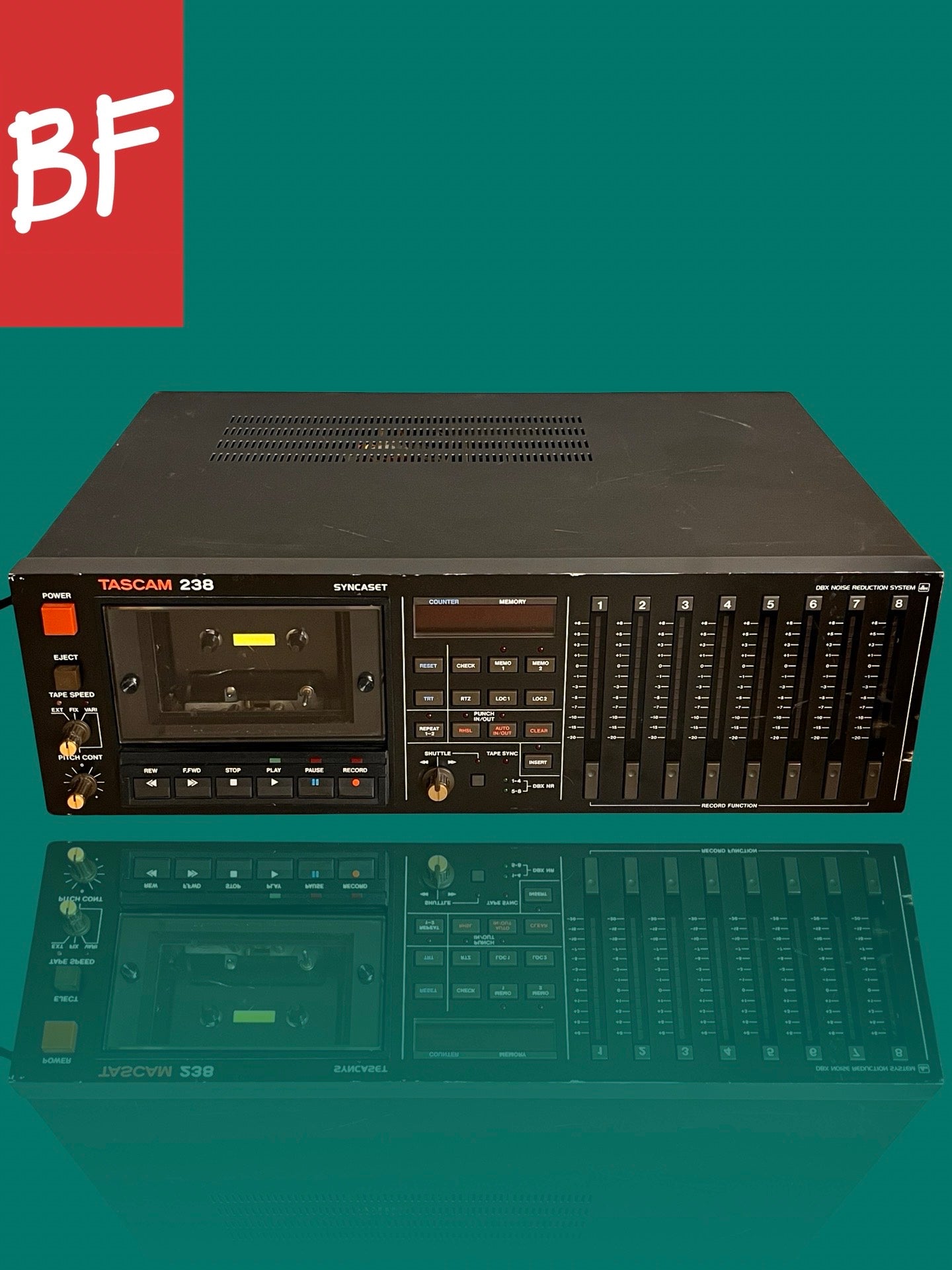 1980’s Tascam 238 8-Track Cassette Recorder