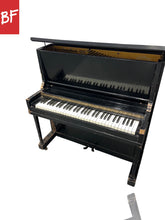 Load image into Gallery viewer, Antique John Bleecker 62-Key Acoustic Piano in Black
