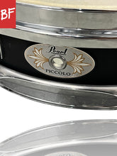 Load image into Gallery viewer, Pearl 13x3 Steel Piccolo Snare in Black
