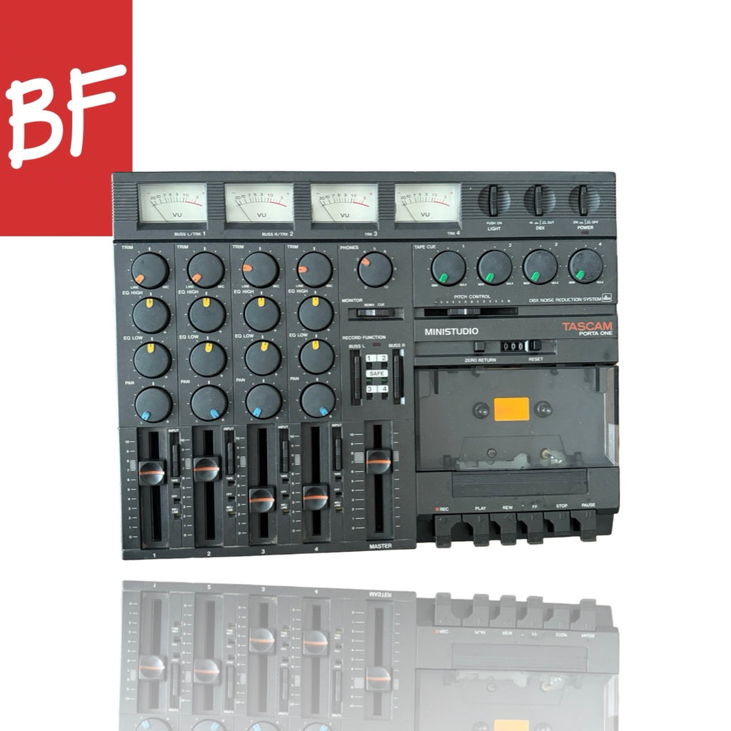 1980's Tascam Porta One Ministudio 4-Track Cassette Recorder