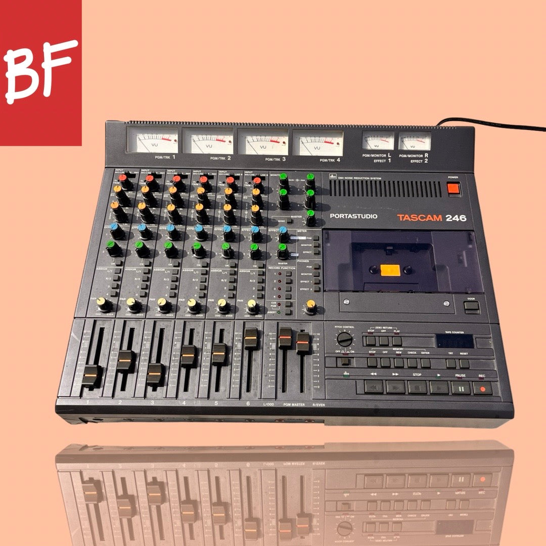 1980’s Tascam 246 Portastudio 4-Track Cassette Recorder