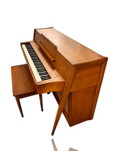 Load image into Gallery viewer, 1960 Baldwin Scandinavian Acrosonic Model 947 Upright Console Piano in Natural Walnut
