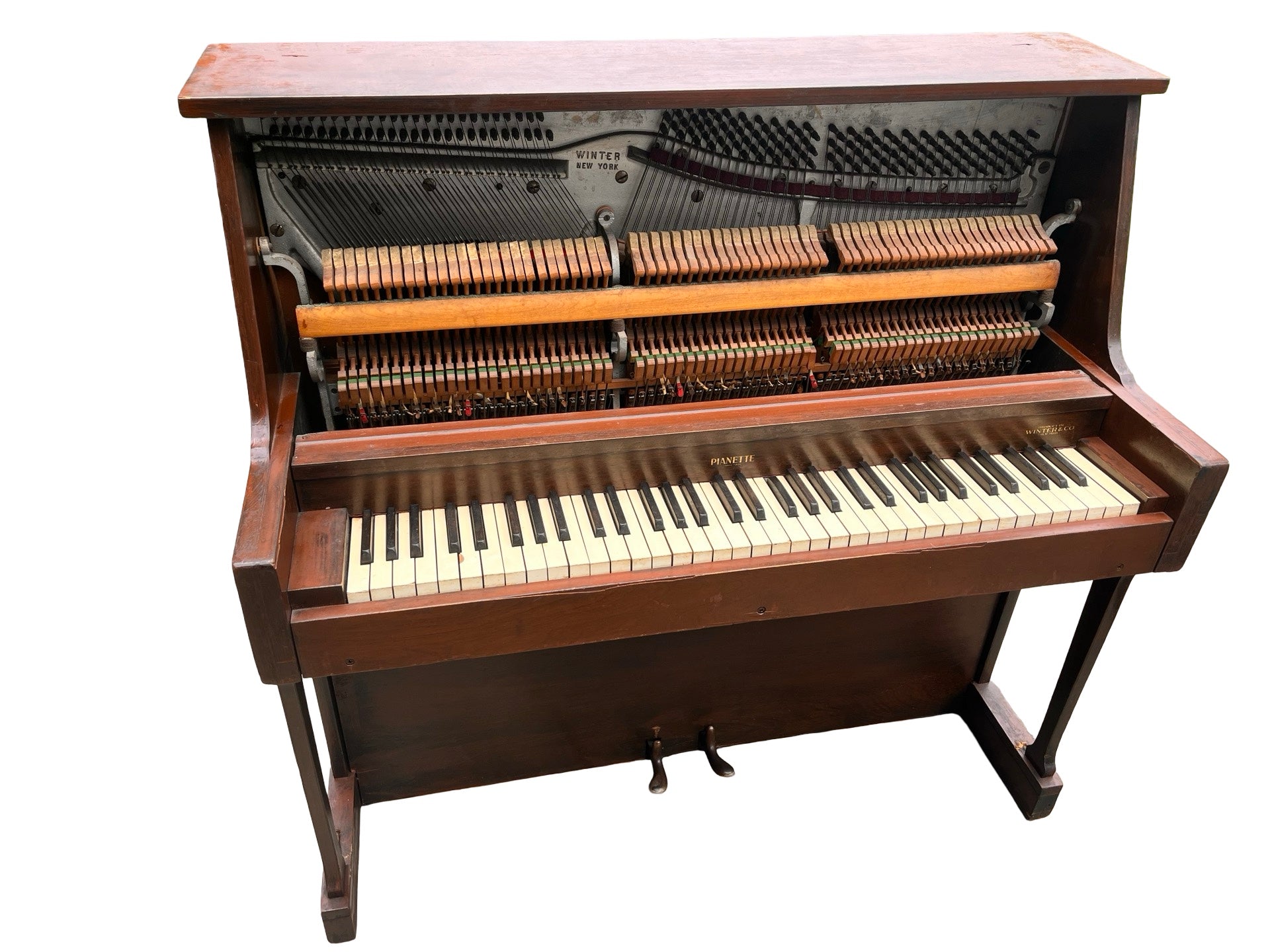 1933 Winter Pianette 68-Key Upright Piano – Byrd Finds