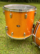 Load image into Gallery viewer, 1950’s/1960’s/1970’s Slingerland 3pc Kit in Gold Sparkle
