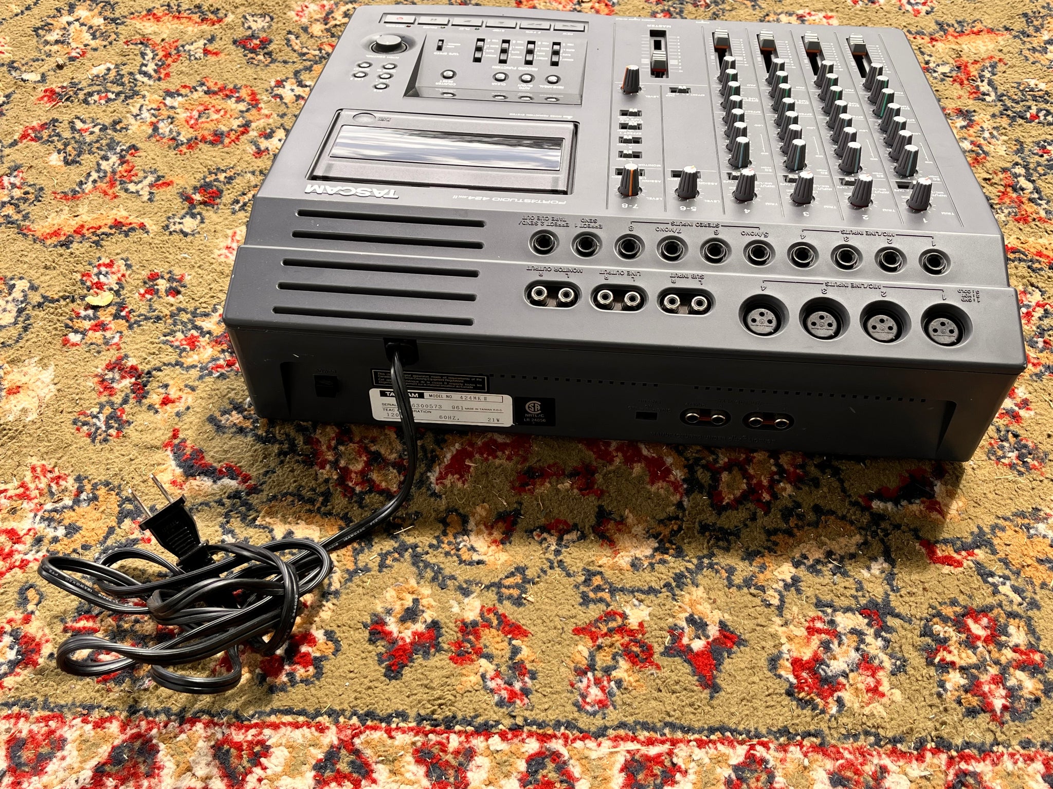 1990's Tascam 424 MkII 4-Track Portastudio Cassette Recorder